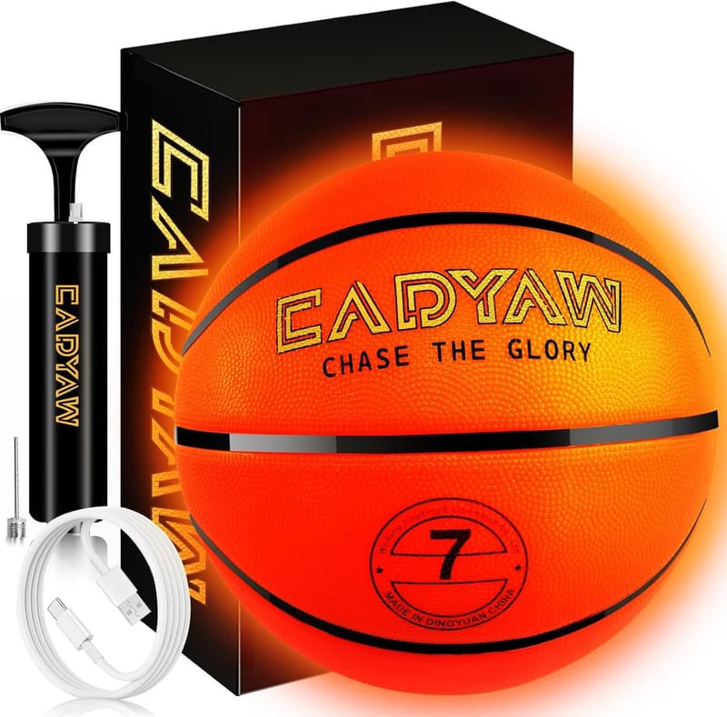 Birthday Gift: LED Glow Basketball for Night Games