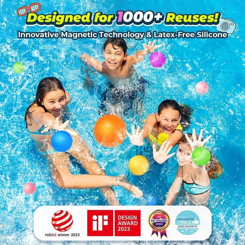 Reusable Water Balloons for Kids Outdoor Summer Fun
