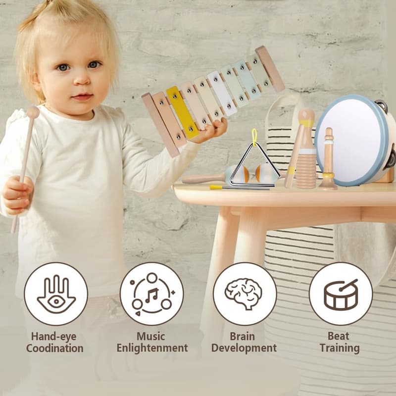 Toddler Montessori Musical Instruments Set