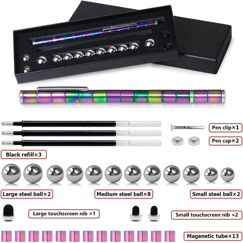Novelty Magnetic Fidget Pen for Kids or Teens
