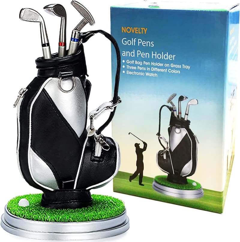 Golf Pen Holder - Fun Office Gift for Golfers