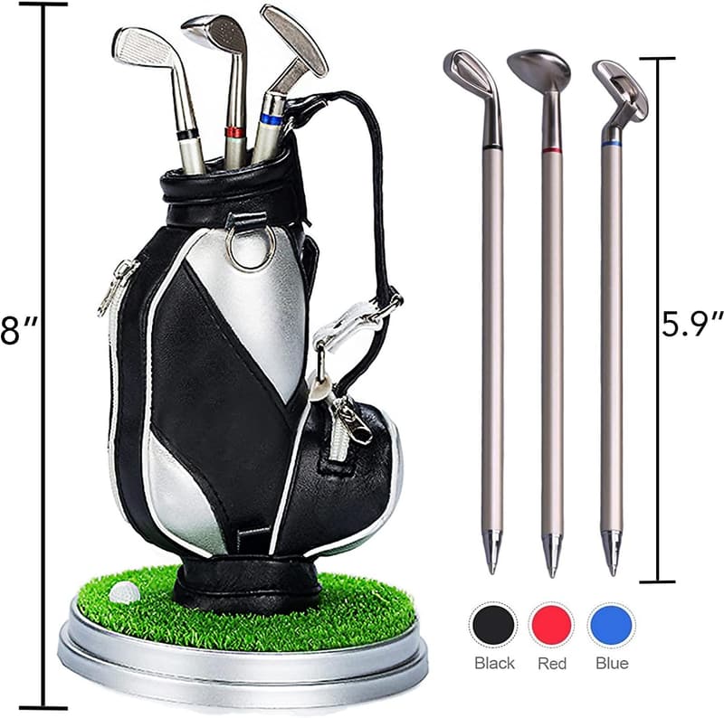 Golf Pen Holder - Fun Office Gift for Golfers