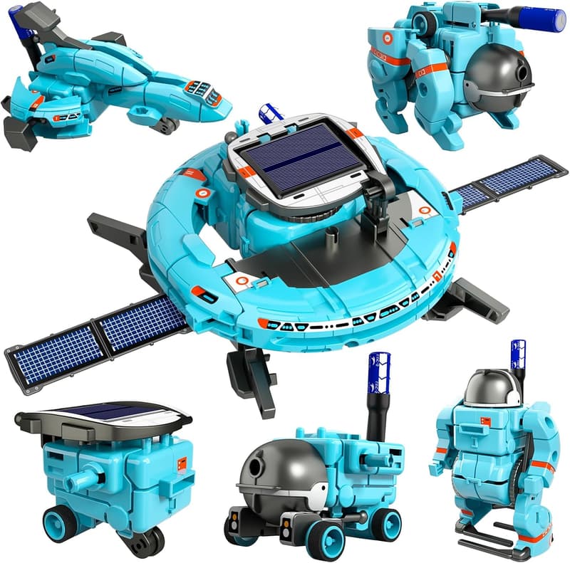 Birthday Solar Robot STEM Kit for Kids Ages 8-16