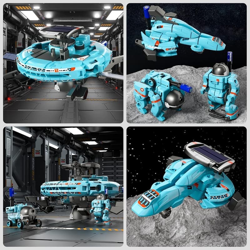 Birthday Solar Robot STEM Kit for Kids Ages 8-16