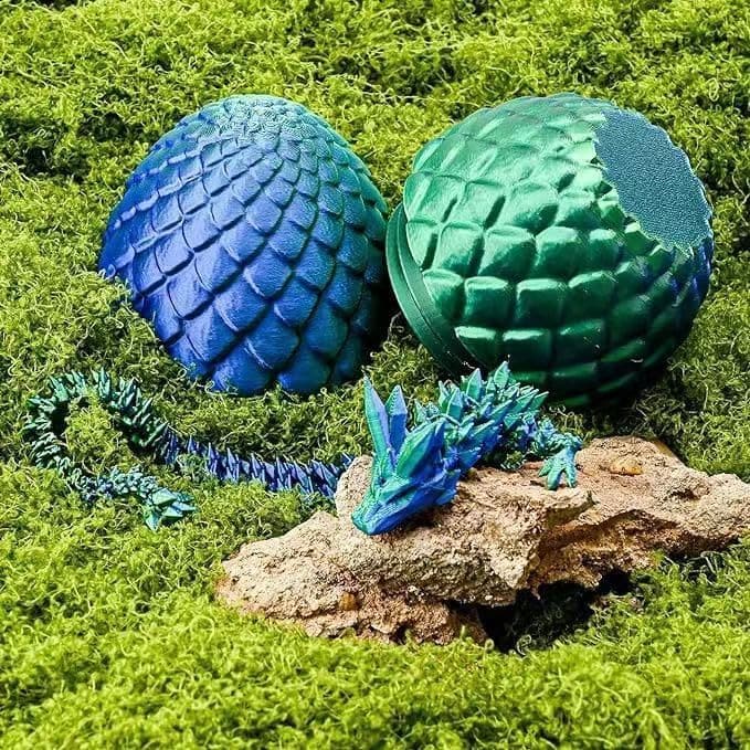 Easter Dragon Egg Fidget Toy - 3D Printed