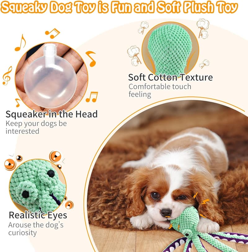 Dog Squeaky Plush Toy for All Sizes