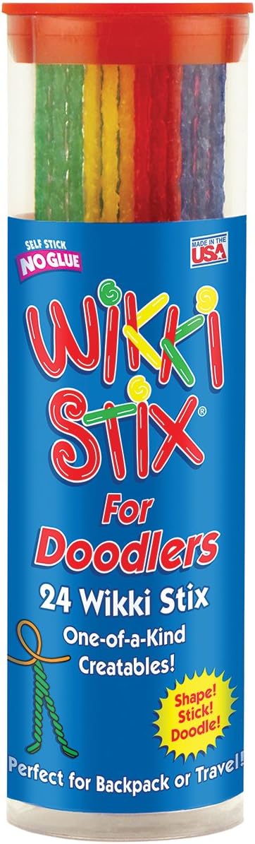 Kids' Travel Wikki Stix Pack - Neon & Primary Colors