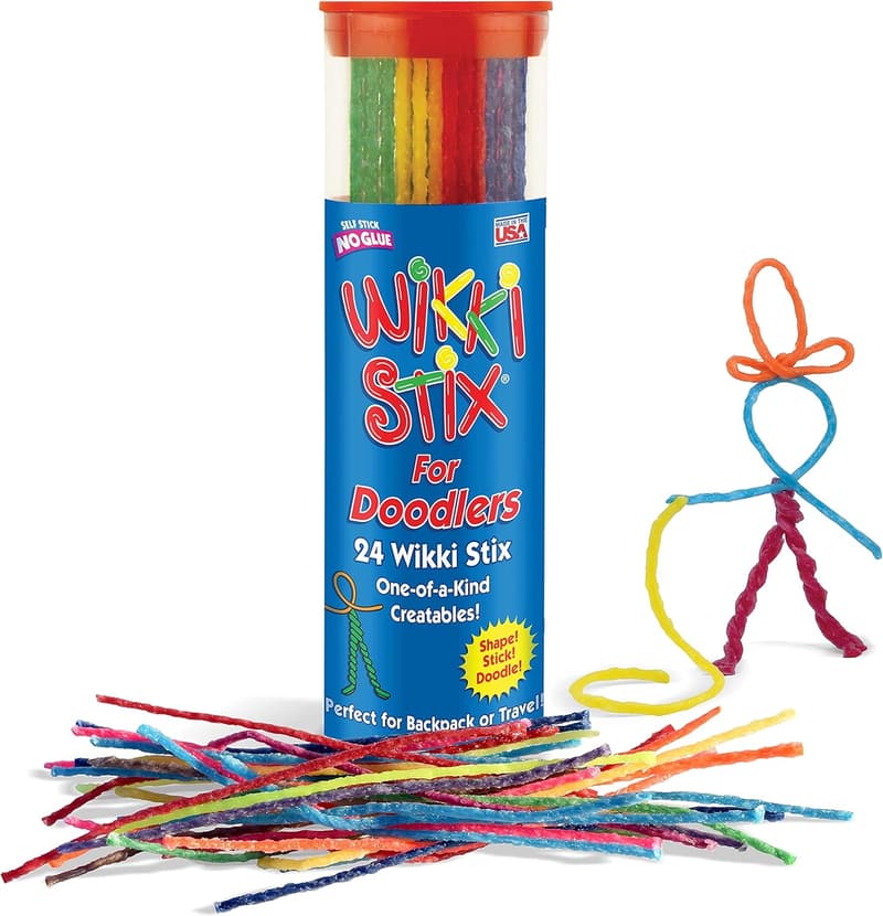 Kids' Travel Wikki Stix Pack - Neon & Primary Colors