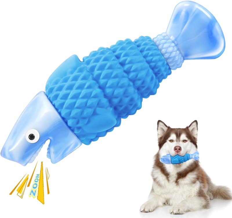 Tough Dog Chew Toy for Aggressive Chewers, Bacon Flavor
