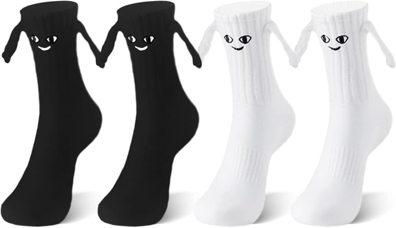 Birthday Magnetic Hands Socks for Couples