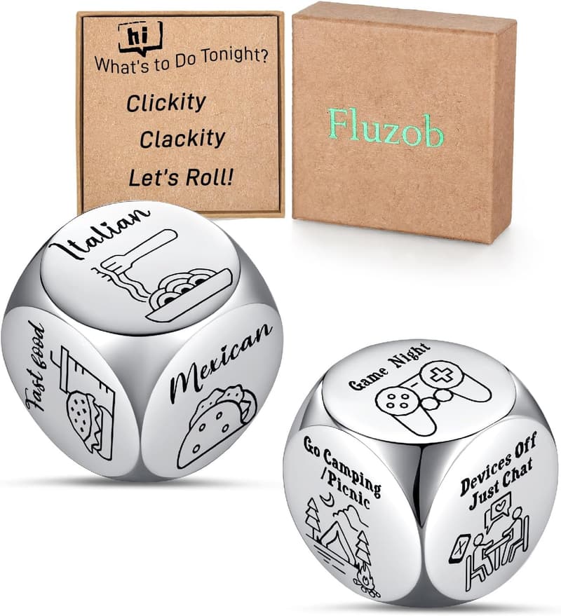 Anniversary Date Night Decision Dice for Couples