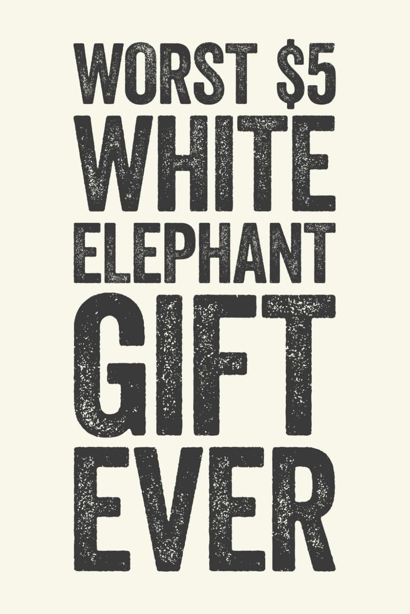White Elephant Gag Gift: Funny Notebook for Coworkers
