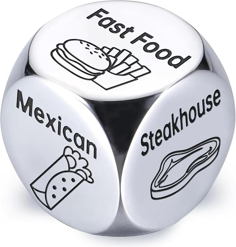 Father’s Day Food Decision Dice - Stainless Steel