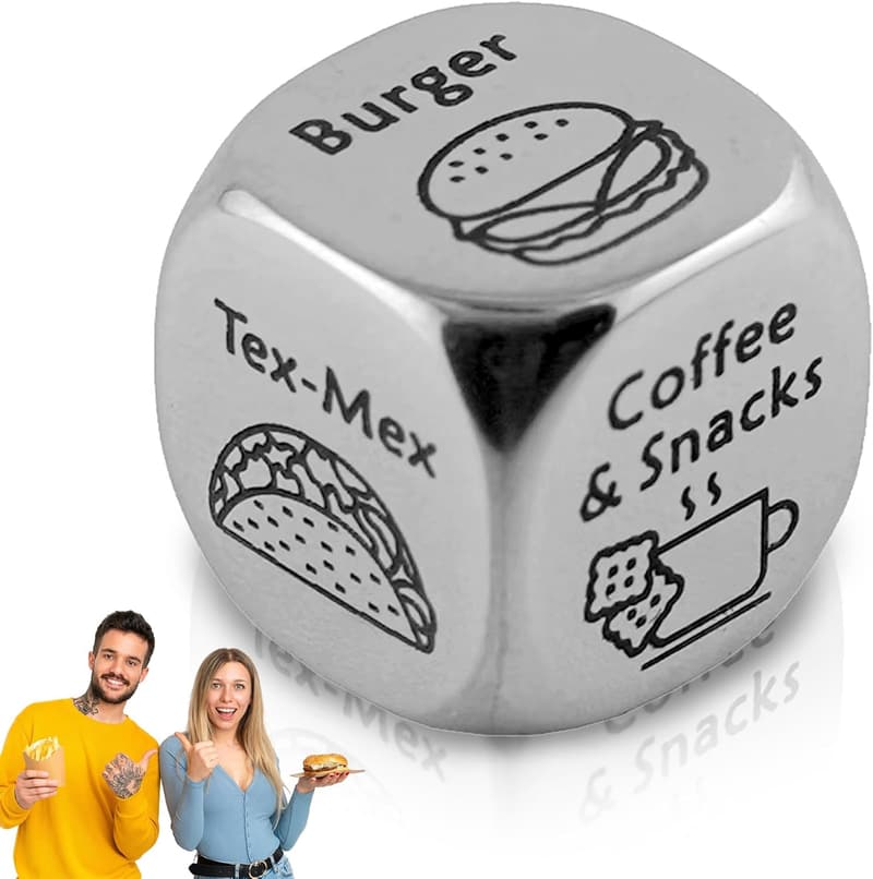 Anniversary Stainless Steel Food Decider for Couples