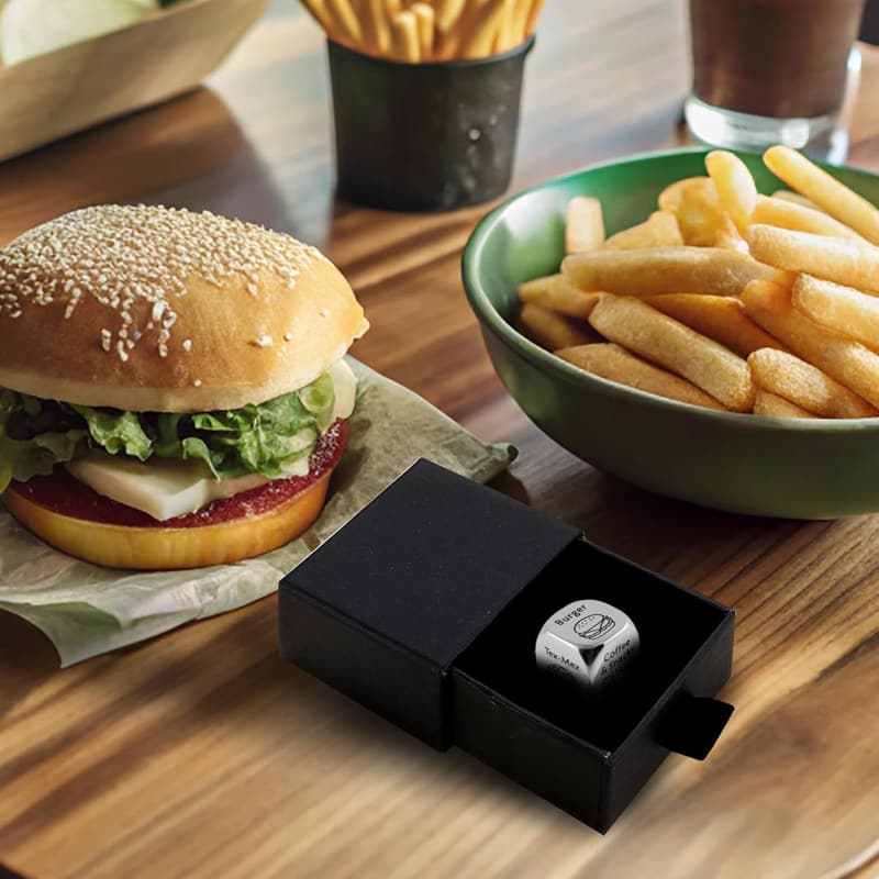 Anniversary Stainless Steel Food Decider for Couples