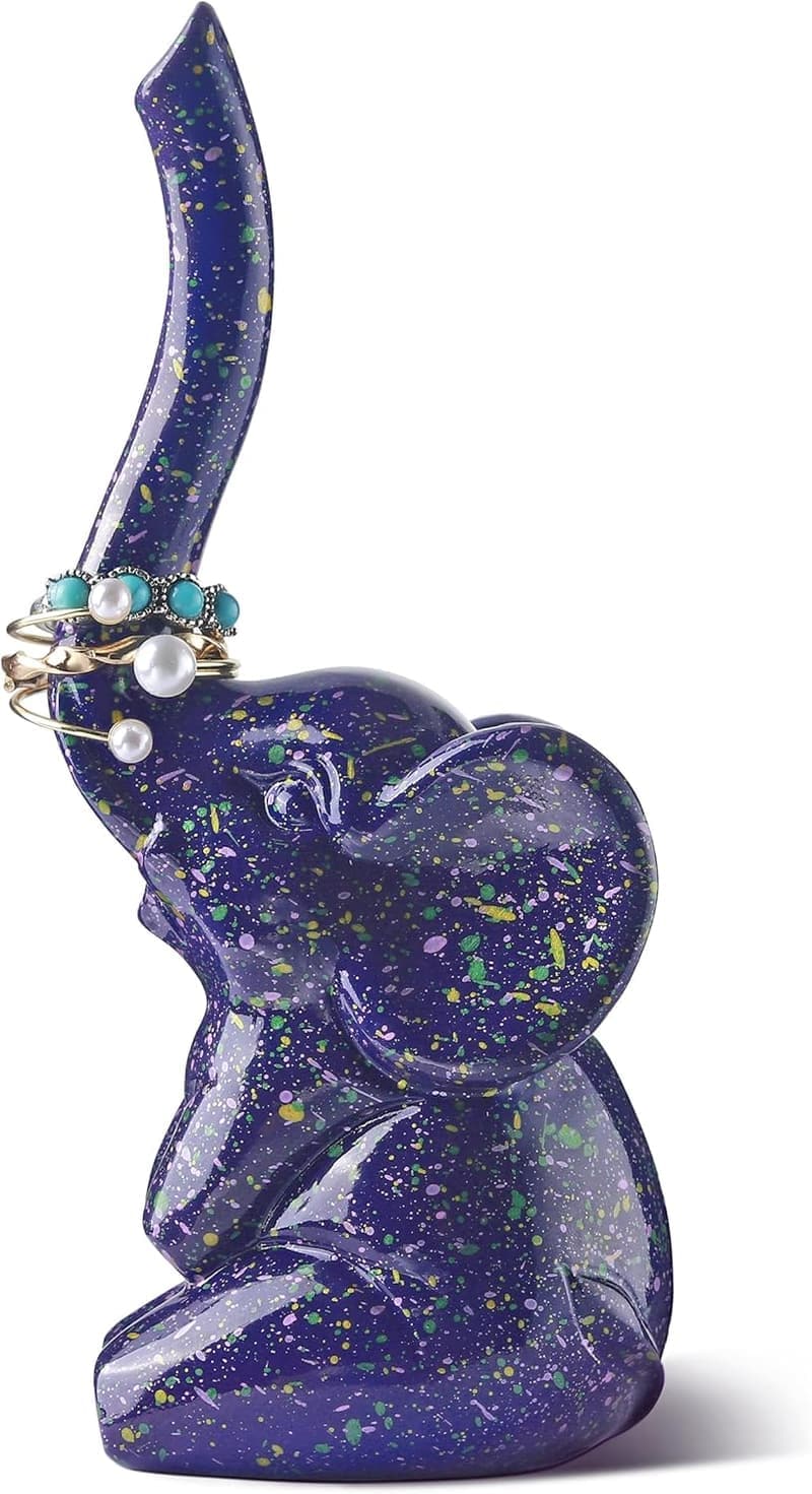 Mother's Day Elephant Ring Holder for Women