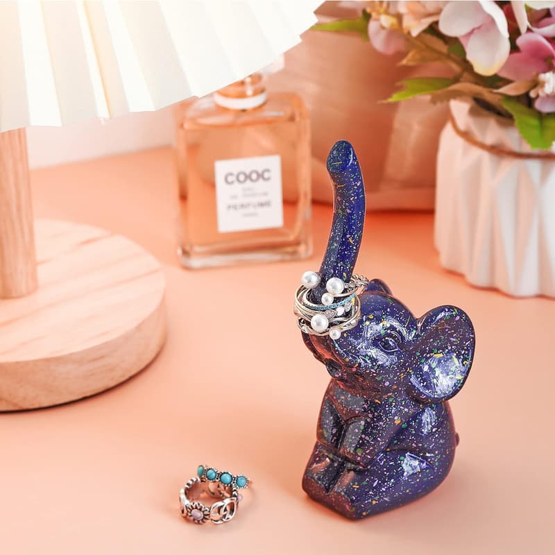 Mother's Day Elephant Ring Holder for Women