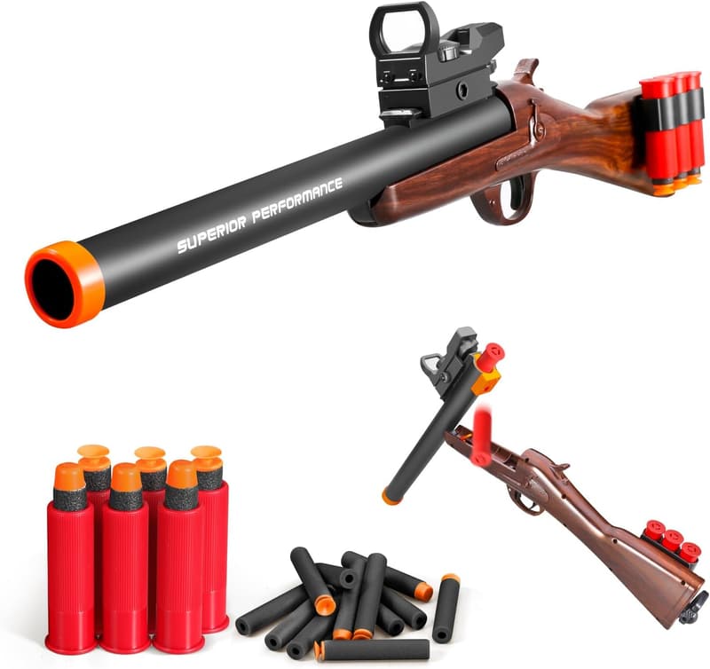 Shooting Game Soft Bullet Toy Gun for Boys 14+