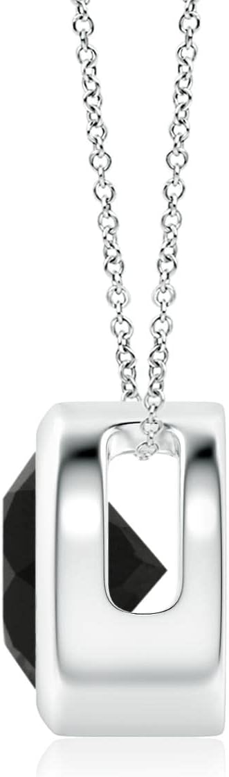 Birthday Black Onyx Solitaire Pendant for Women