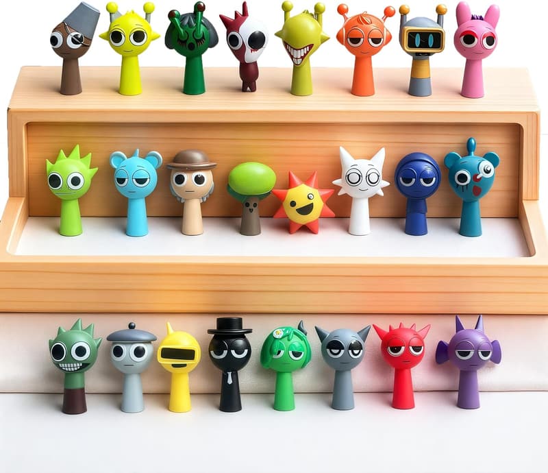 Christmas Kids' Mystery Animal Figurines Set