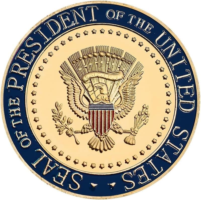 Challenge Coin with Architectural Detail