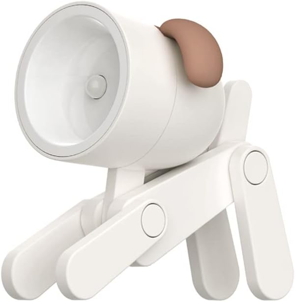 Christmas Off-White Dog Night Light for Kids
