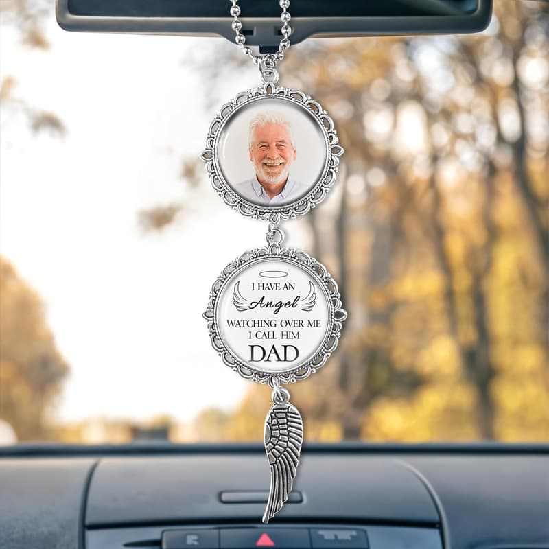 Memorial Photo Car Ornament