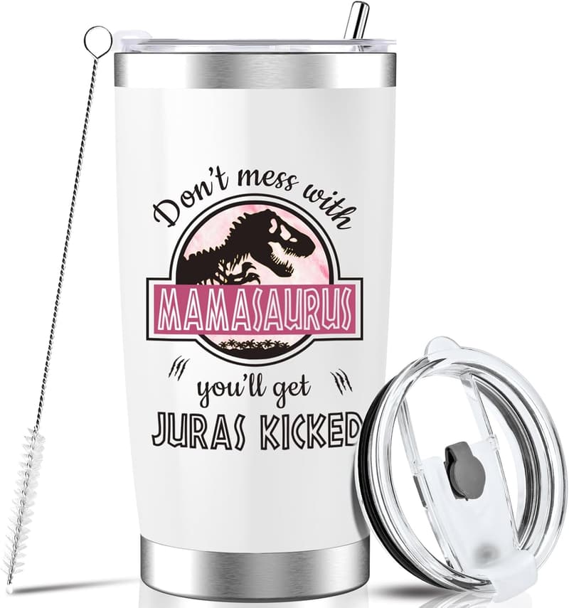 Mother's Day Tumbler Gift for Mom - 20 oz with Lid