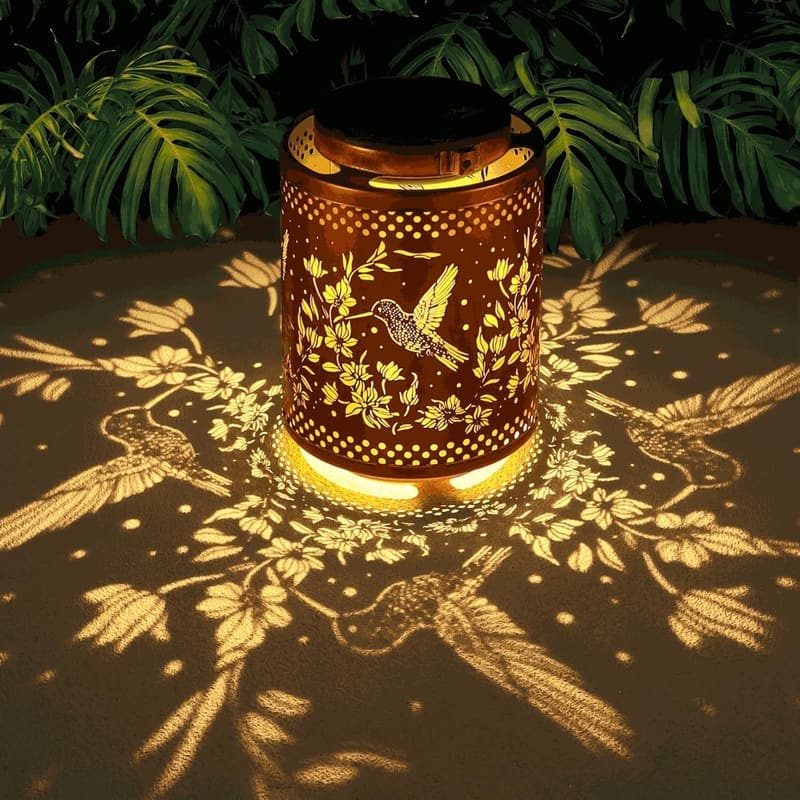 Birthday Hummingbird Solar Lantern for Women