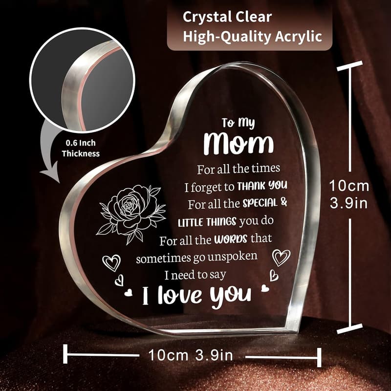 Mother's Day Acrylic Keepsake for Mom