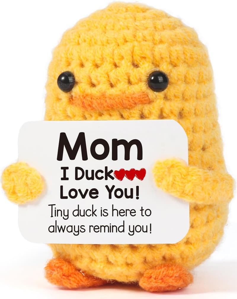 Mother's Day Handmade Crochet Duck Gift