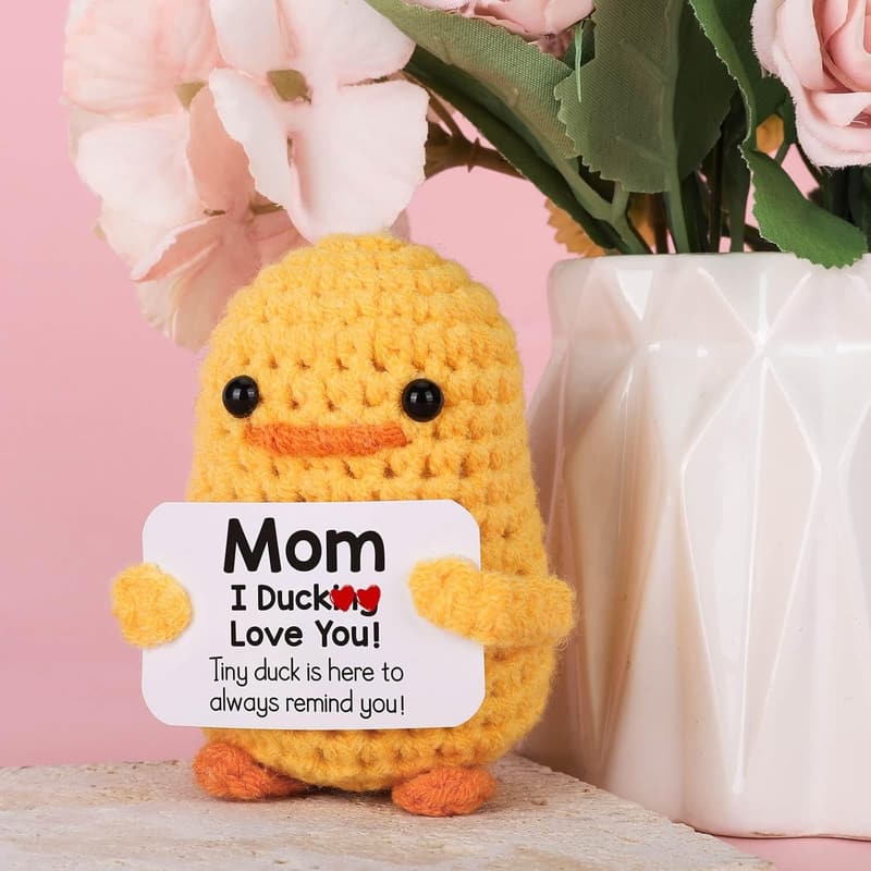Mother's Day Handmade Crochet Duck Gift