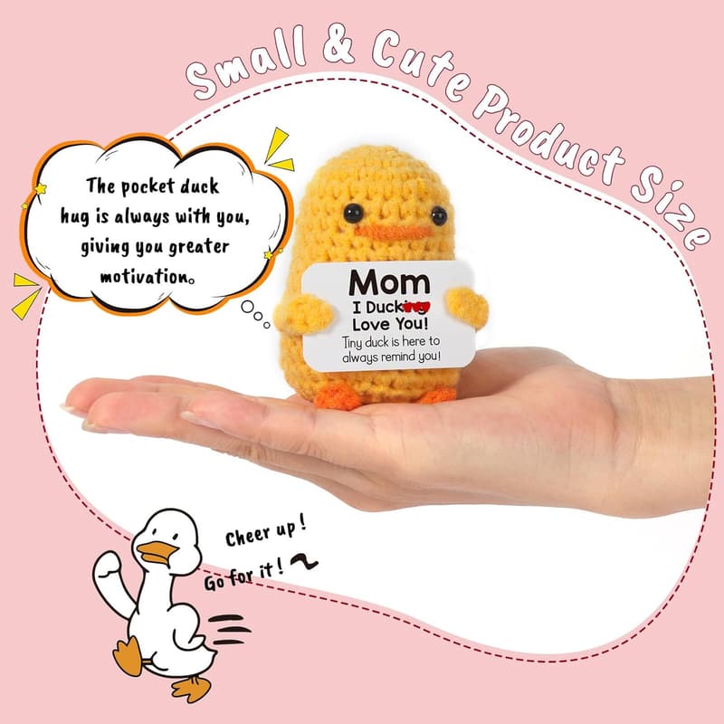Mother's Day Handmade Crochet Duck Gift