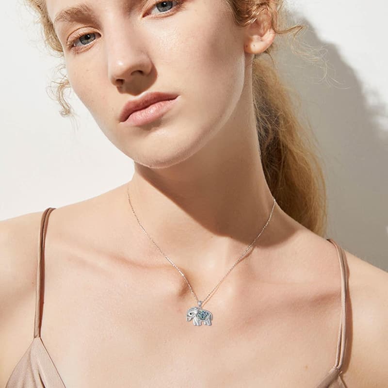 Animal Pendant Necklace, 925 Silver, Women's Gift