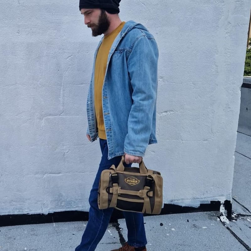 Father's Day Heavy Duty Tool Roll Bag for Men