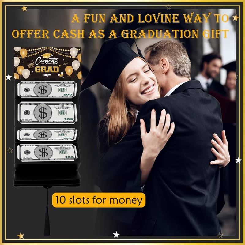 Graduation 2025 Money Holder with 10 Slots