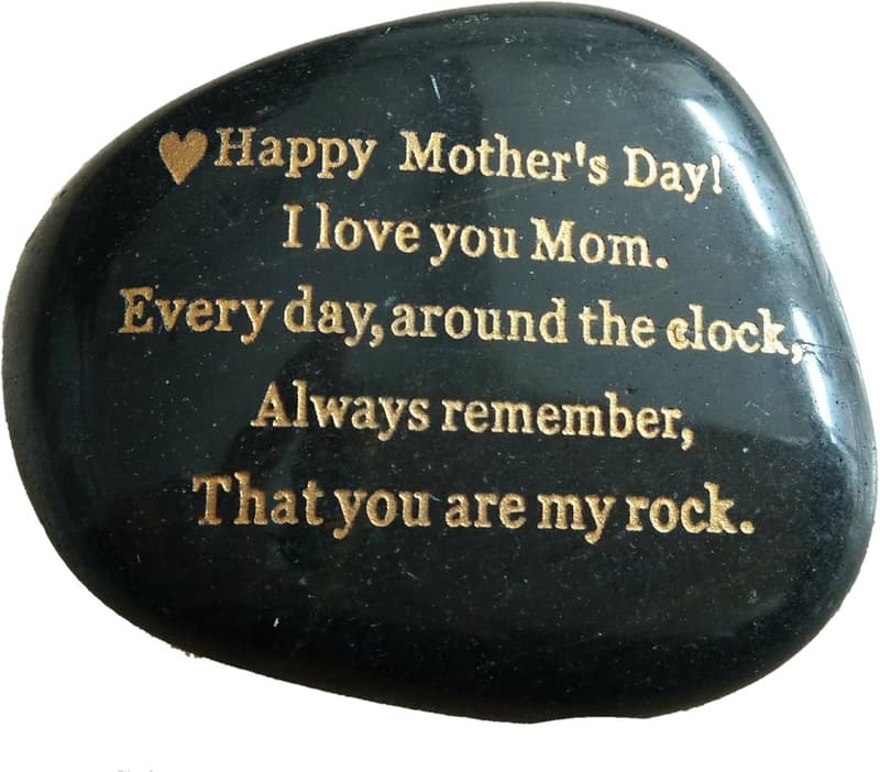 Mother's Day Engraved Rock - Unique Gift