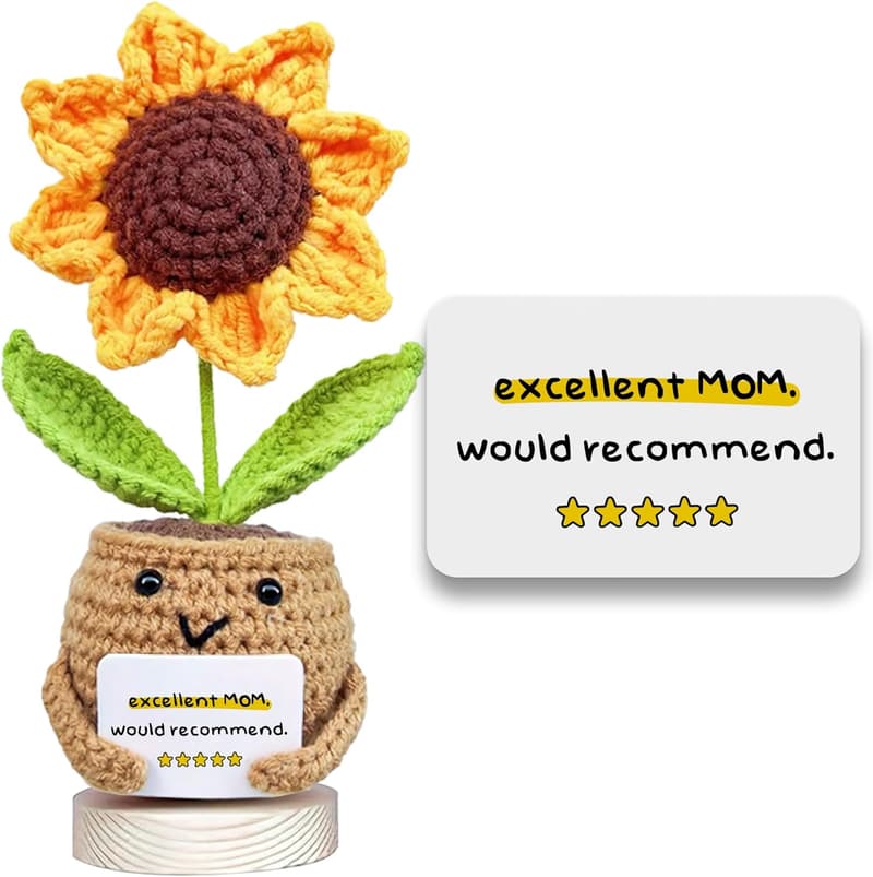 Mother's Day Sunflower Doll with Card