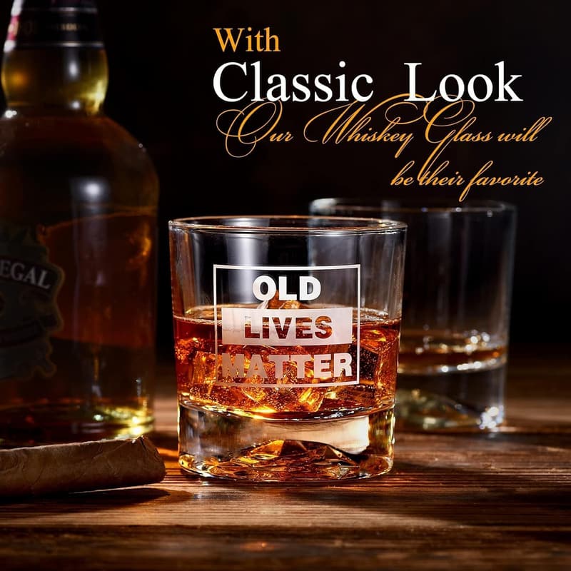 Father's Day Whiskey Glass for Men - 