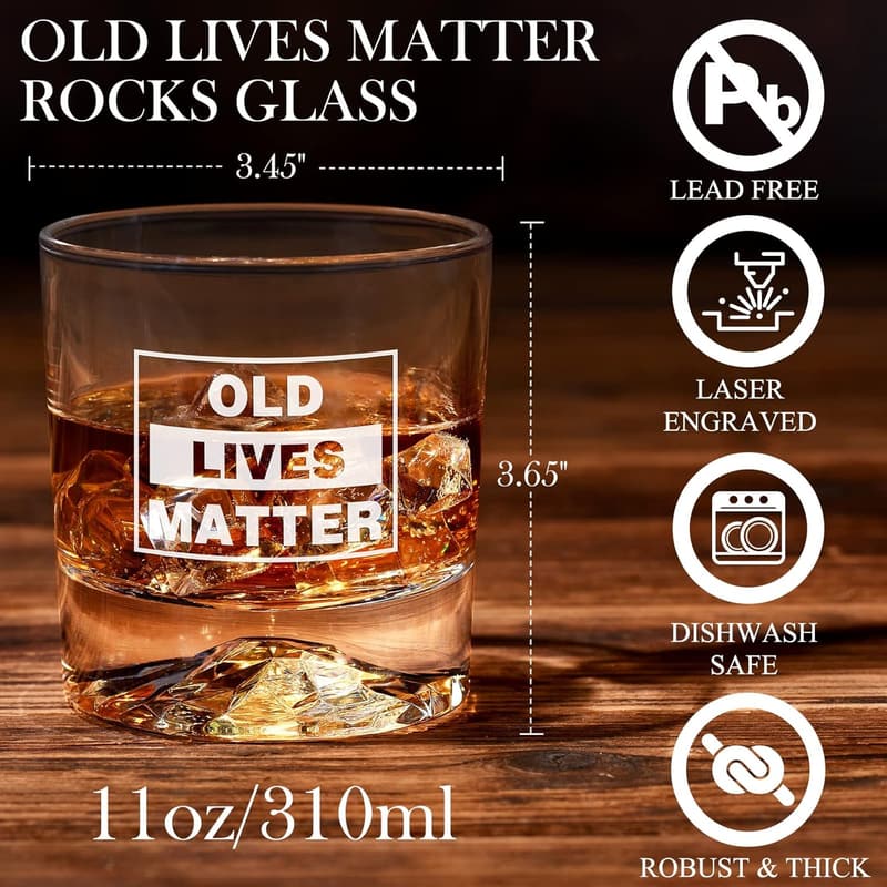 Father's Day Whiskey Glass for Men - 