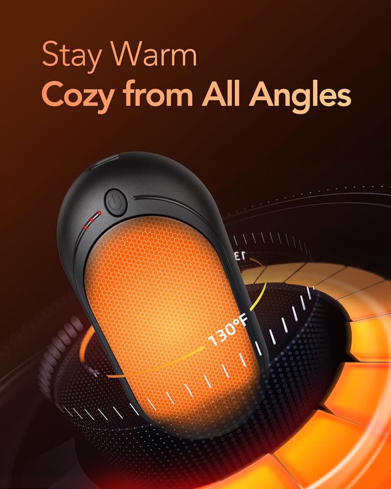Christmas Rechargeable Hand Warmers - Portable Pocket Heater