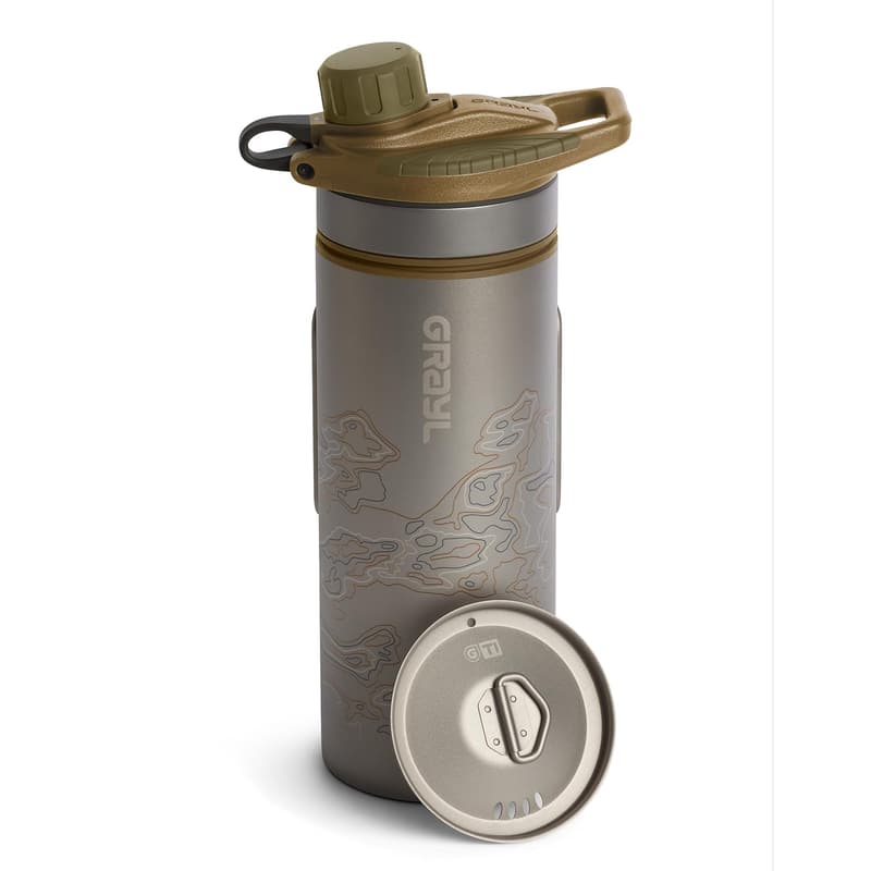 GeoPress Titanium Water Purifier Bottle 24 oz