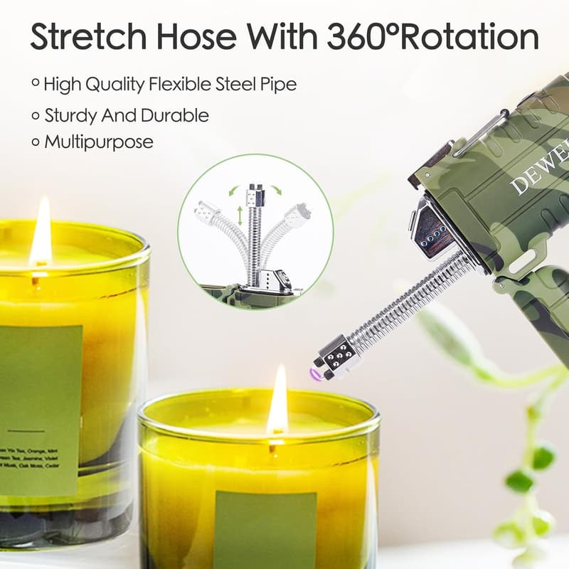 Christmas Gift: USB-C Flameless Arc Lighter with Flashlight