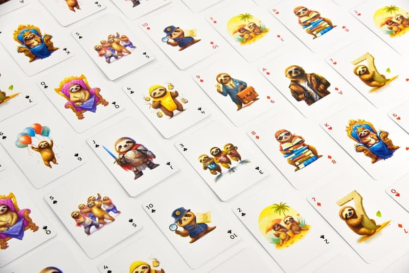 Sloth Playing Cards: Fun Set for All Ages