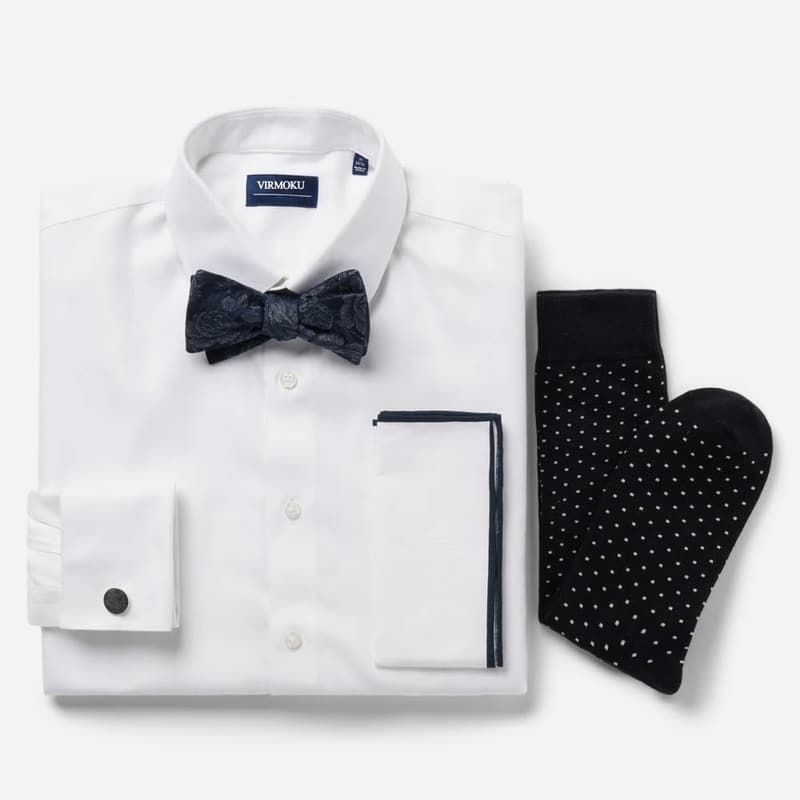 Wedding Groomsmen Cotton Dress Socks for Men