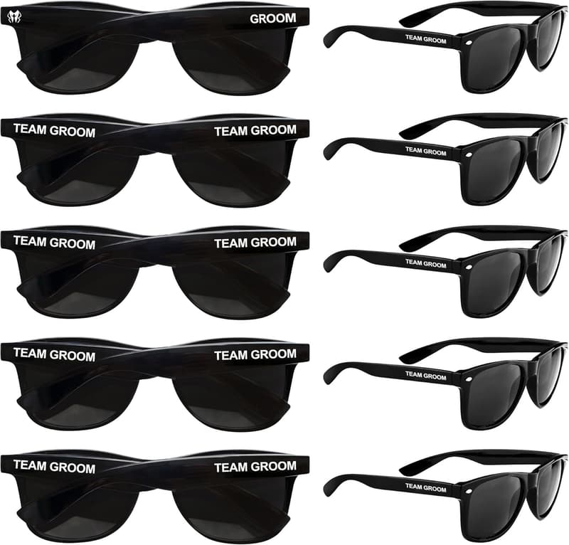 Bachelor Party Sunglasses Set for Groomsmen