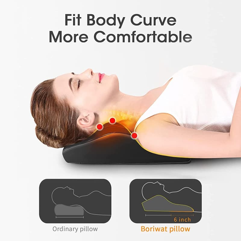 Neck & Back Massager with Heat for Pain Relief