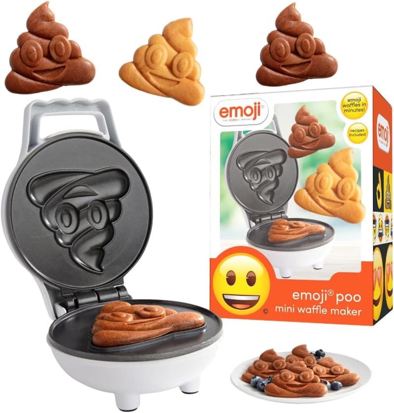 Father's Day Fun Emoji Waffle Maker, 4