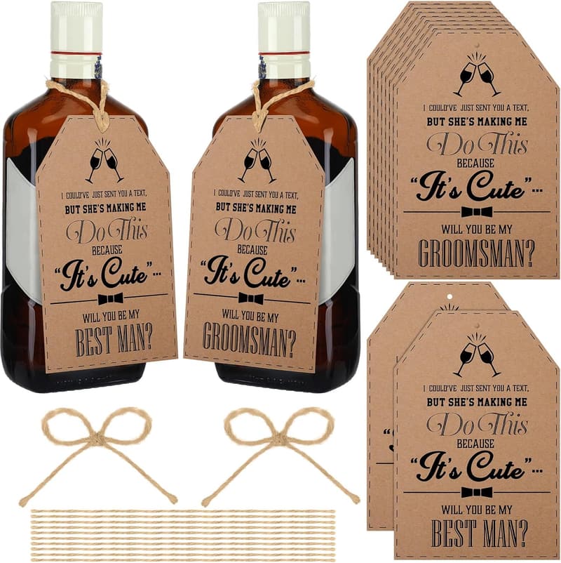 Wedding Groomsman Proposal Tag Set