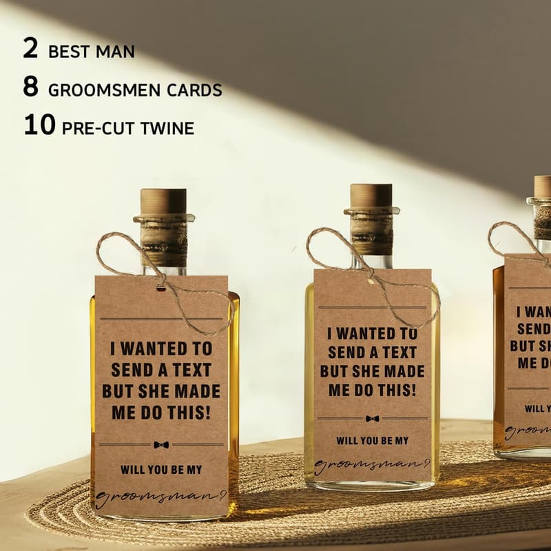 Groomsmen Proposal Cards - Humorous Wedding Invitations